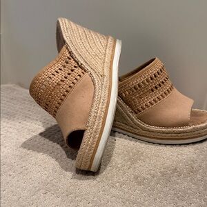 Toms Beige Espadrille Sandals